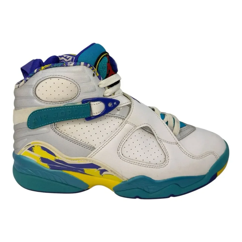 Nike Air Jordan Retro 8 VIII 2019 Aqua White Varsity Size 8.5 CL1236-100